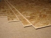 OSB-3 строительные плиты.